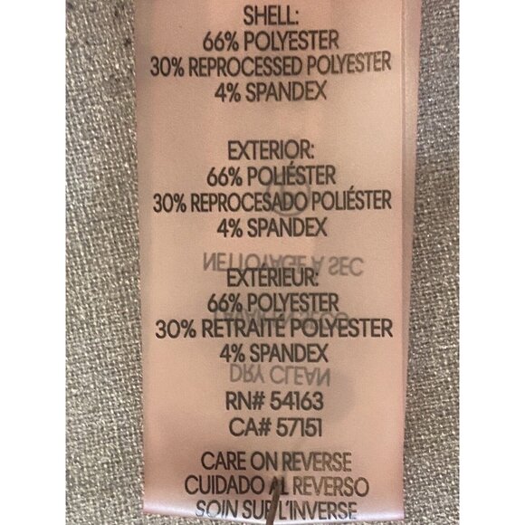 Calvin Klein Sleeveless Crew Neck Attached Cape Carmine Red Knit Dress Size 22W - Picture 7 of 7